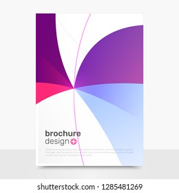 Abstract Vector Brochure Design. Modern Vector Brochure Mockup. Company Brochure Templates. EPS10