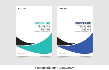 abstract vector brochure. Vector Brochure Flyer design Layout template, size A4