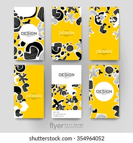 abstract vector brochure template. Flyer Layout. Creative modern design