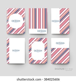 abstract vector brochure template. Flyer Layout. Creative modern design