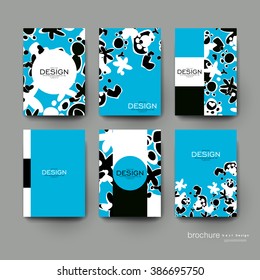 abstract vector brochure template. Flyer Layout. Creative modern design