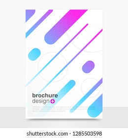 Abstract Vector Brochure Templates. Creative Vector Brochure Mockup. Company Brochure Design. EPS10