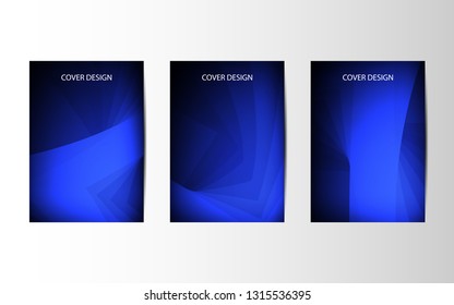 Abstract vector brochures with geometric background, annual report, design templates, future Poster template design