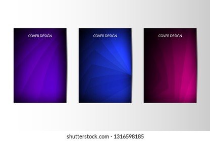 Abstract vector brochures with geometric background, annual report, design templates, future Poster template design