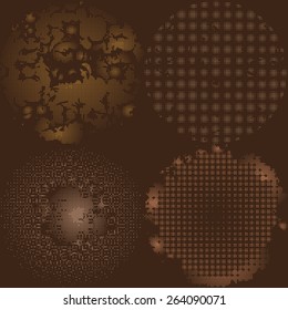 Abstract vector brown background illustration 











