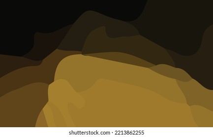 Abstract vector with brown color theme. The color is layered with various shapes. This design has a copy space area so it is suitable for background, poster and banner