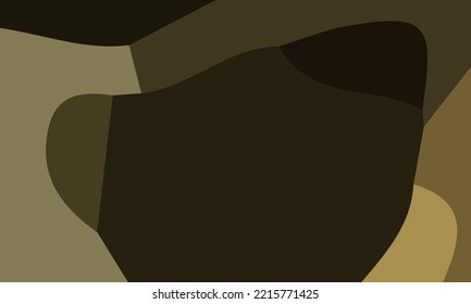 Abstract vector with brown color theme. The color is layered with various shapes. This design has a copy space area so it is suitable for background, poster and banner