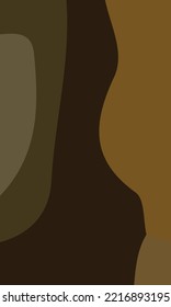 Abstract vector with brown color theme. The color is layered with various shapes. This design has a copy space area so it is suitable for background, poster and banner