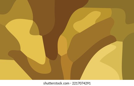 Abstract vector with brown color theme. The color is layered with various shapes. This design has a copy space area so it is suitable for background, poster and banner