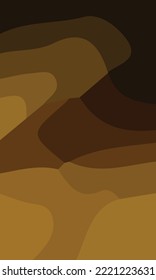 Abstrakte Vektorgrafik mit braunem Farbthema. Die Farbe ist mit verschiedenen Formen überlegt. Dieses Design hat einen Kopienraum und eignet sich daher für Hintergrund, Poster und Banner