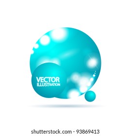 Plano de fundo da bolha vetorial abstrata