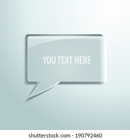 Abstract Vector Bubbles background with text