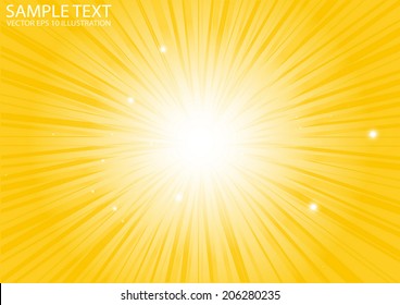 Abstract vector burst  background illustration - Abstract sun burst background template
