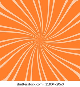 abstract vector burst background with orange color