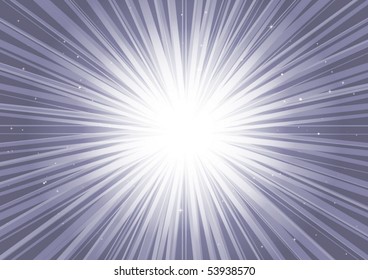 Abstract vector burst illustration