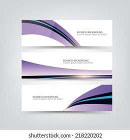 Abstract vector business background banner, card