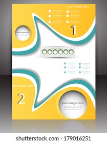 abstract vector business brochure