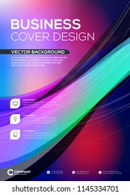 Abstract vector business brochure cover or banner design templates. Business flyer or poster with abstract background