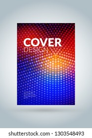 Abstract vector business brochure cover or banner design template. Business flyer or poster with abstract background