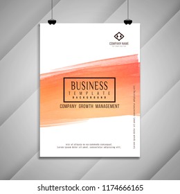 Abstract vector business brochure template design