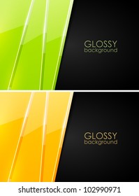 Abstract vector business card