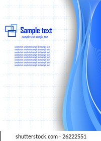 Abstract vector business card
