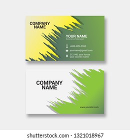 Abstract vector Business Card, Vector, result, design templates with white background.