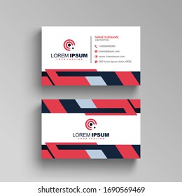 Abstract vector Business card, Vector, result, award, design templates with gray background.