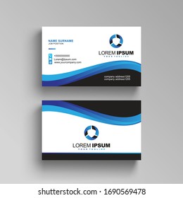 Abstract vector Business card, Vector, result, award, design templates with gray background.