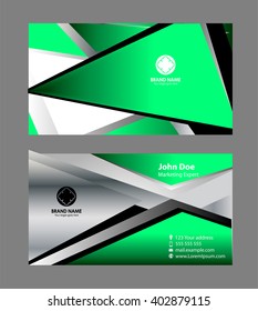 abstract vector business card templates
