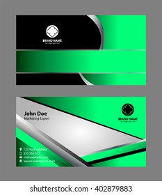 abstract vector business card templates
