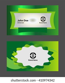 abstract vector business card templates
