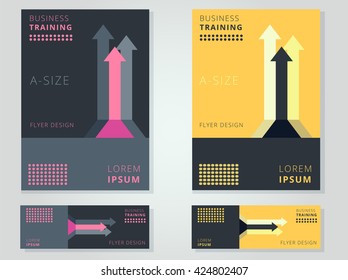 Abstract vector business corporate poster, flyer, brochure or cover background. Report layout template in A4 size design