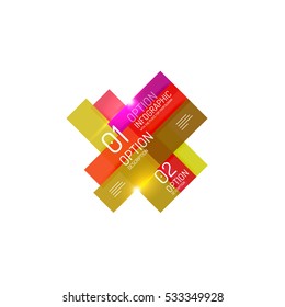 Abstract vector business geometric infographics for workflow layout, diagram, number options or web design