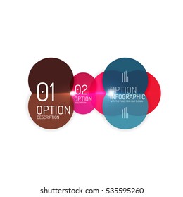 Abstract vector business geometric infographics for workflow layout, diagram, number options or web design