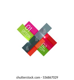 Abstract vector business geometric infographics for workflow layout, diagram, number options or web design