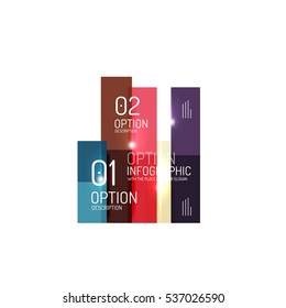 Abstract vector business geometric infographics for workflow layout, diagram, number options or web design