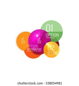 Abstract vector business geometric infographics for workflow layout, diagram, number options or web design