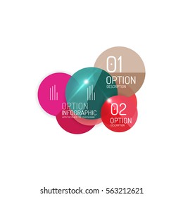 Abstract vector business geometric infographics for workflow layout, diagram, number options or web design