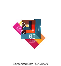 Resumen de infografías de negocio de vectores para diseño de flujo de trabajo, diagrama, opciones de número o diseño web