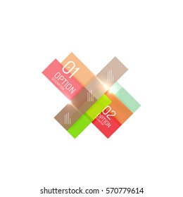 Abstract vector business geometric infographics for workflow layout, diagram, number options or web design