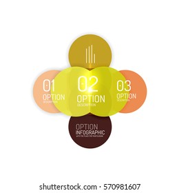 Abstrakte, geschäftsgeometrische Vektorgrafiken für das Workflowlayout, -diagramm, Zahlenoptionen oder Webdesign