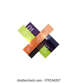 Abstrakte, geschäftsgeometrische Vektorgrafiken für das Workflowlayout, -diagramm, Zahlenoptionen oder Webdesign