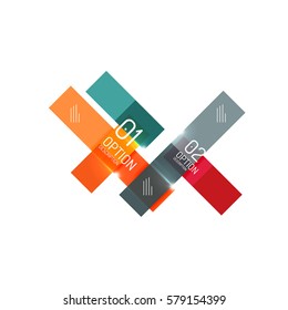Abstract vector business geometric infographics for workflow layout, diagram, number options or web design