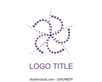 Abstract vector business logo