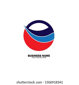 Abstract vector business logo concept illustration
