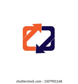 Abstract vector business logo concept illustration

