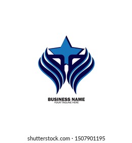 Abstract vector business logo concept illustration
