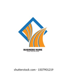 Abstract vector business logo concept illustration
