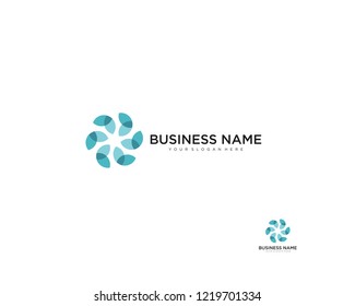 Abstract vector business logo element
